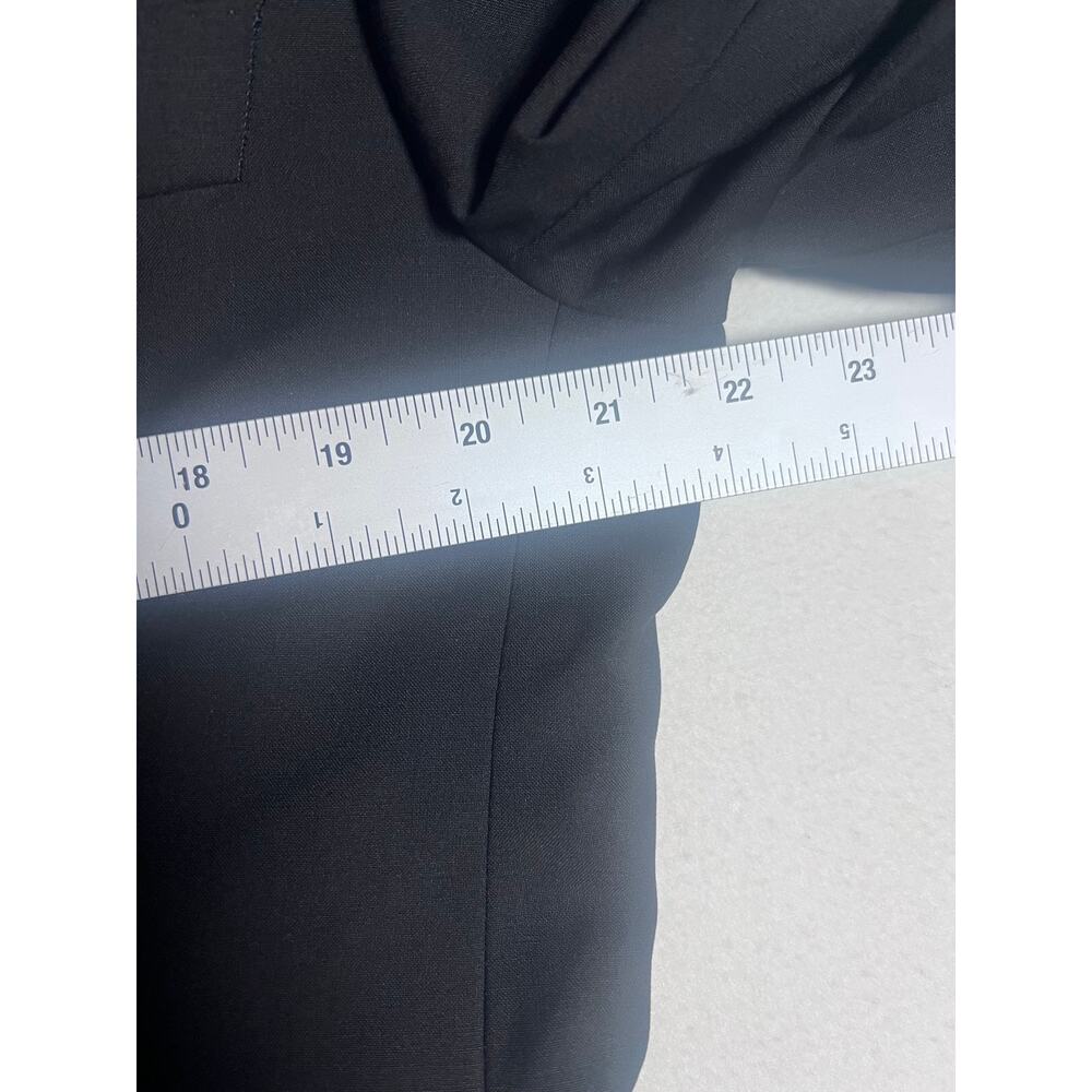 Hugo Boss Scorsese Movie Mens 46R Black Virgin Wool Cerruti Blazer Jacket - Picture 10 of 12